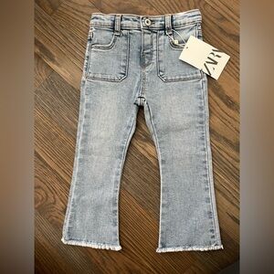 NWT Zara Soft Flare Jeans size 2-3Y